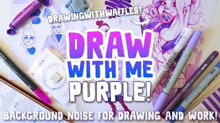 SO MUCH PURPLE! Finally trying copic markers... I'm doomed. by Dina Norlund 65,383 views 4 years ago 24 minutes