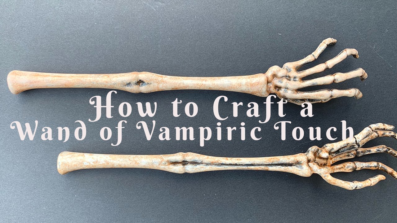 How to Make a Skeleton Wand of Vampiric Touch: D&D DIY bmc-gt-m550m