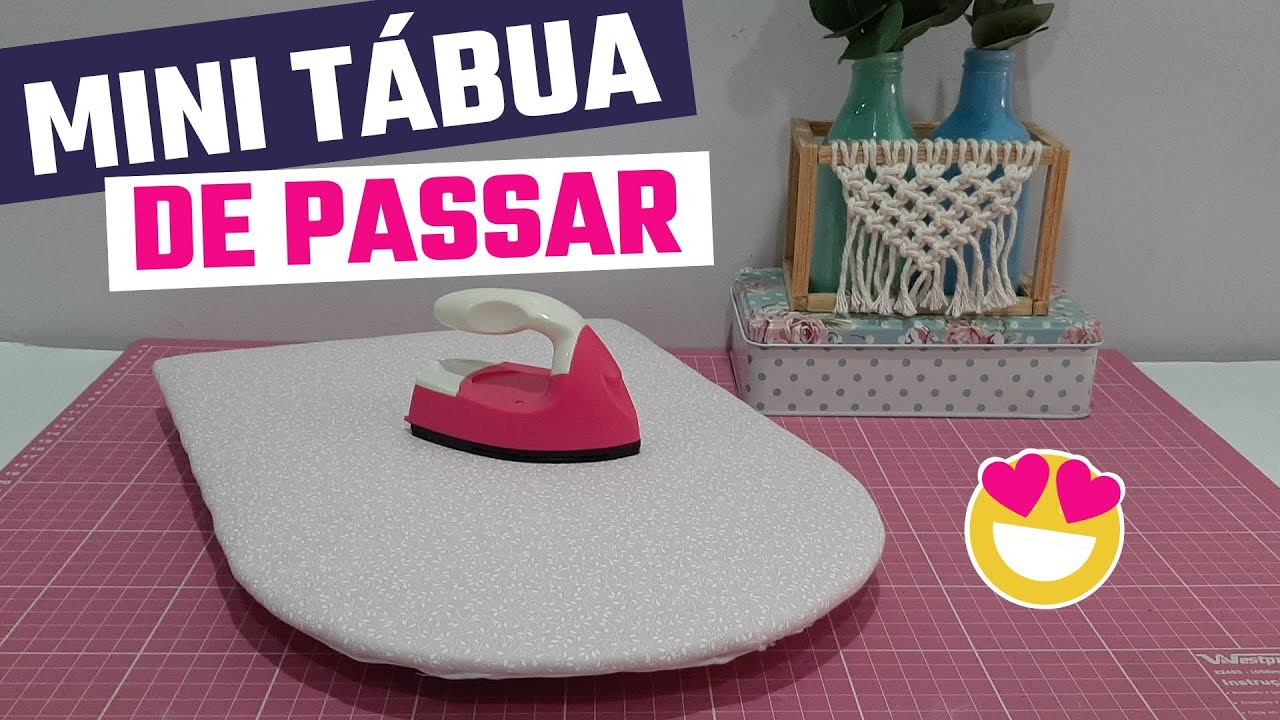 COMO FAZER MINI TÁBUA DE PASSAR FÁCIL | Artes DIY Amanda