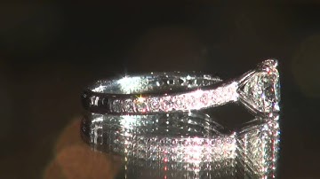 1.01 H VS2 Signature Modern Cushion In a Beautiful Gabriel & Co. Setting.