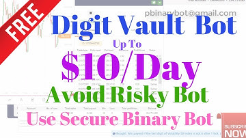 Free Binary.com Bot - Digit Vault Binary Bot Avoid Risky Bot, Use Secure Binary Bot!