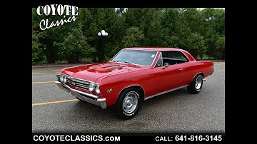 Real Deal 1967 Chevelle SS For Sale at Coyote Classics