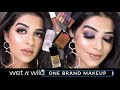 ONE BRAND TUTORIAL - WET N WILD | AFFORDABLE GLAM MAKEUP