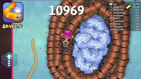 I Trapping Top 1 Biggest Snake In Snake.Io! - Epic Snakeio Gameplay