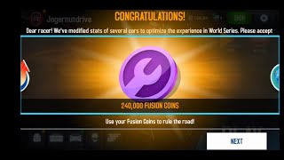 Asphalt 8: Compensation for NERFED CARS