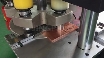 Busbar bending cutting punching machine