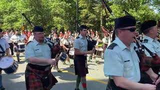 Bagpipes at Halifax Canada Day parade, July 1, 2025.