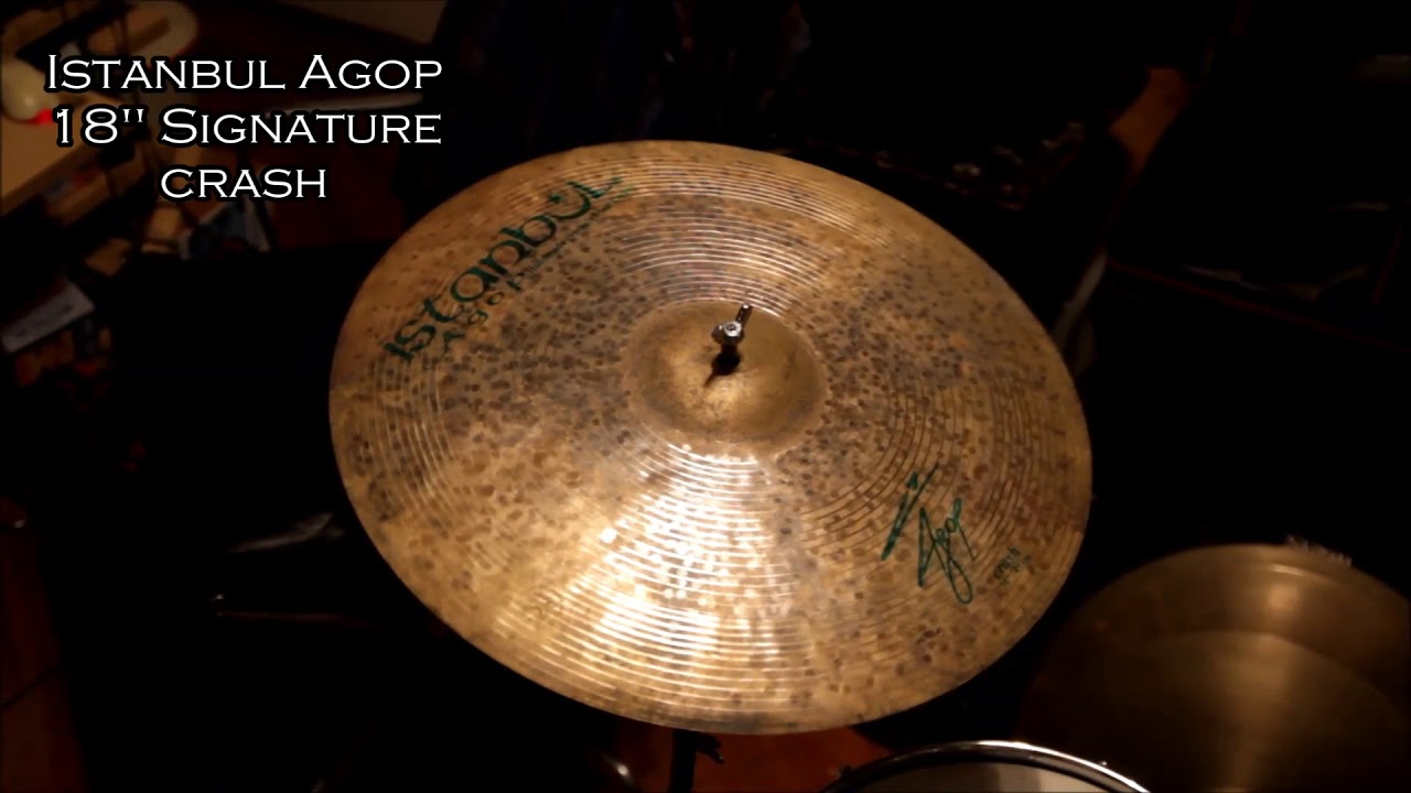 Istanbul Agop Signature 18" crash 1242g vintage K Zildjian like cymbal