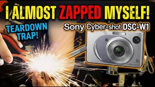 Destroying a Vintage Sony Digital Camera (DSC-W1) for DIY Parts