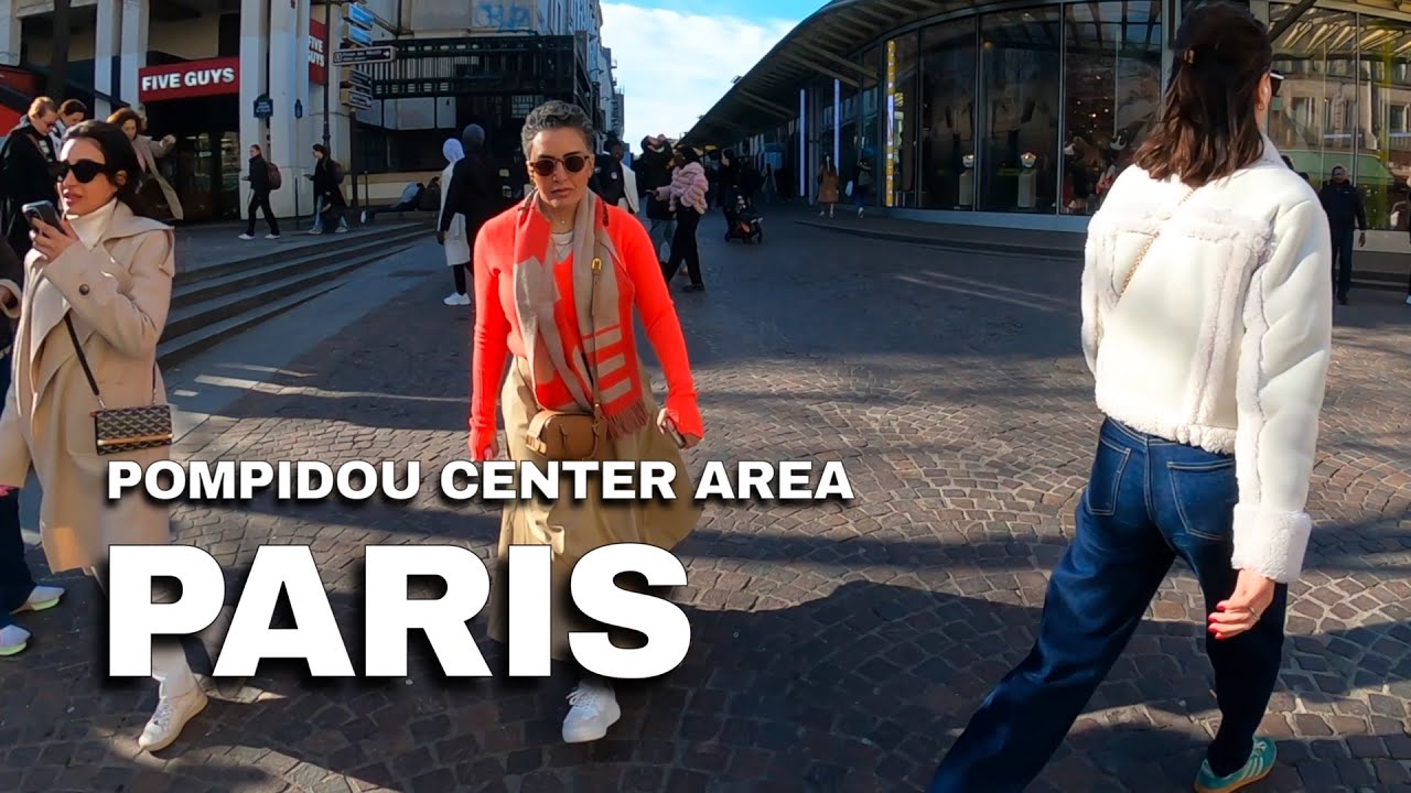 Paris, France 🇫🇷 Pompidou • Walking Tour