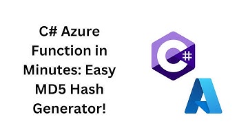 Deploy a C# Azure Function in Minutes: Easy MD5 Hash Generator!
