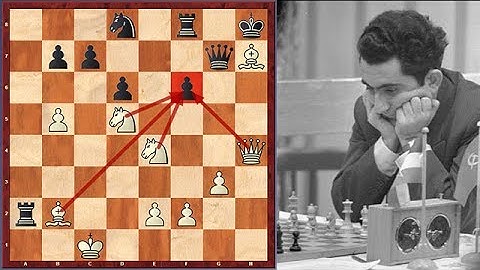 Attacking Game! Petrosian Again Goes For His Favorite Exchange Sacrifice