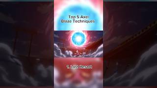 Axel Blaze Top 5 Techniques