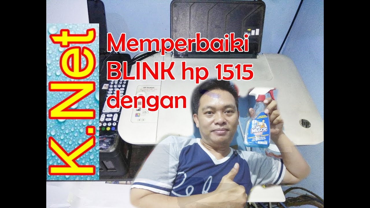 Perbaiki Printer Hp 1515 Ink Advantage Dengan Pembersih Kaca K Net Youtube