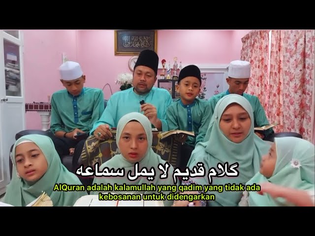 KALAMUN QODIMUN - cover keluarga Pecinta Al Quran || keluarga ustaz Hj Azraie. class=