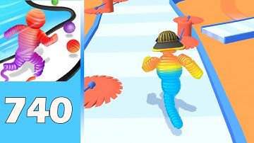 Rope-Man Run (IOS/Android) NEW UPDATE Gameplay Walkthrough All Level Eps 740 #Shorts