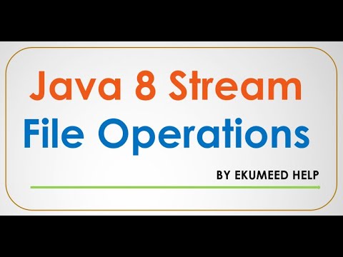 Java 8 Stream || File operations || Example (part -1) -16 - YouTube