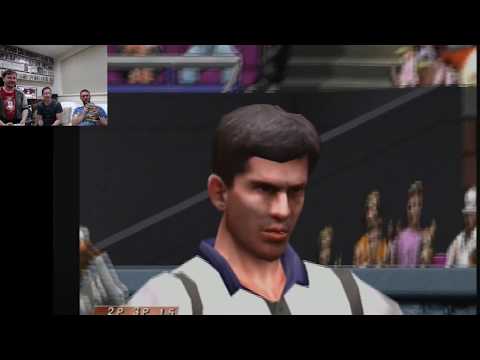 Games Night - VIRTUA TENNIS. Dreamcast multiplayer Gameplay. Let's play demo.