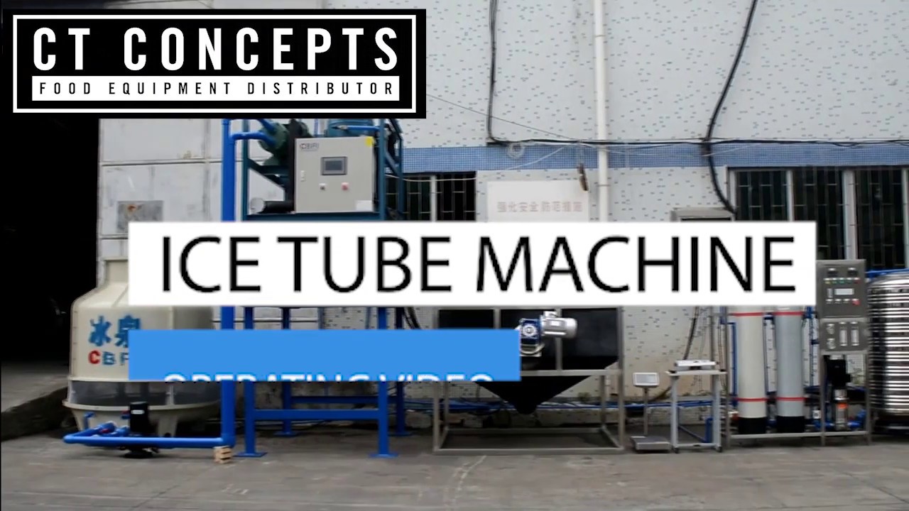 How to Install and Operate Industrial Ice Tube Machine YouTube