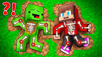 How JJ and Mikey Broke EVERY BONE in Minecraft? - Maizen