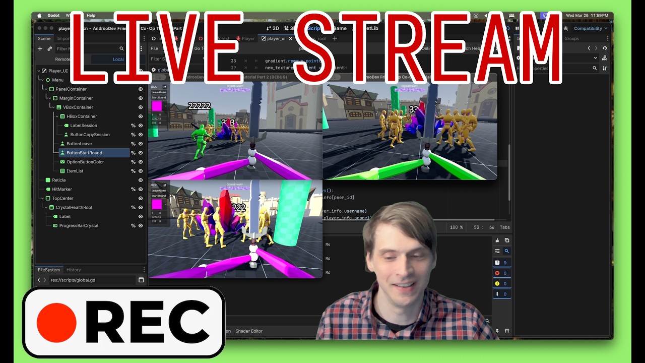 🔴🖥️ Live: Multiplayer Game Development - Ask me anything - YouTube