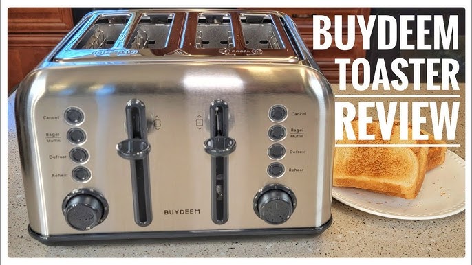 BUYDEEM 4 Slice Toaster: World's Cutest Toaster With Every Feature You  Could Want In A Toaster 