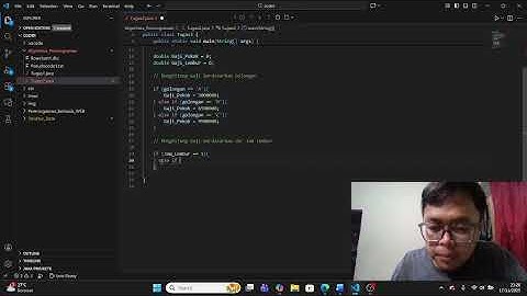 Tugas 2 Praktikum | Algoritma dan Pemrograman (Universitas Terbuka)
