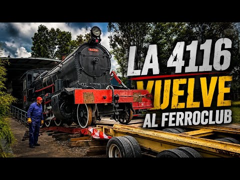 🚂💪🇦🇷RETURNING TO FERROCLUB ESCALADA! 4116 STEAM LOCOMOTIVE CLASS 11B BEYER PEACOCK ARGENTINE TRAINS