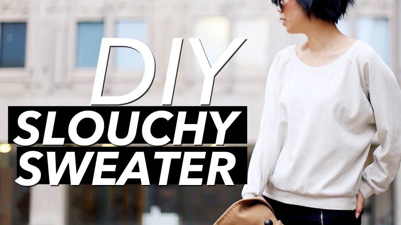 How to Make a Slouchy Sweater (Crew Neck, Raglan Sleeve) | WITHWENDY ...