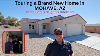 Touring a Brand New Home in Fort Mohave Arizona!