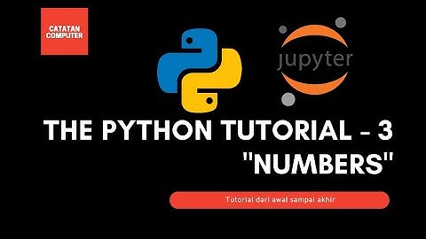 [Tutorial 03] Python and Jupyter Notebook "Numbers - 2"