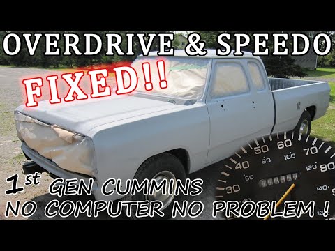 Overdrive and Speedometer HACK - 1993 Dodge Cummins D250 Truck