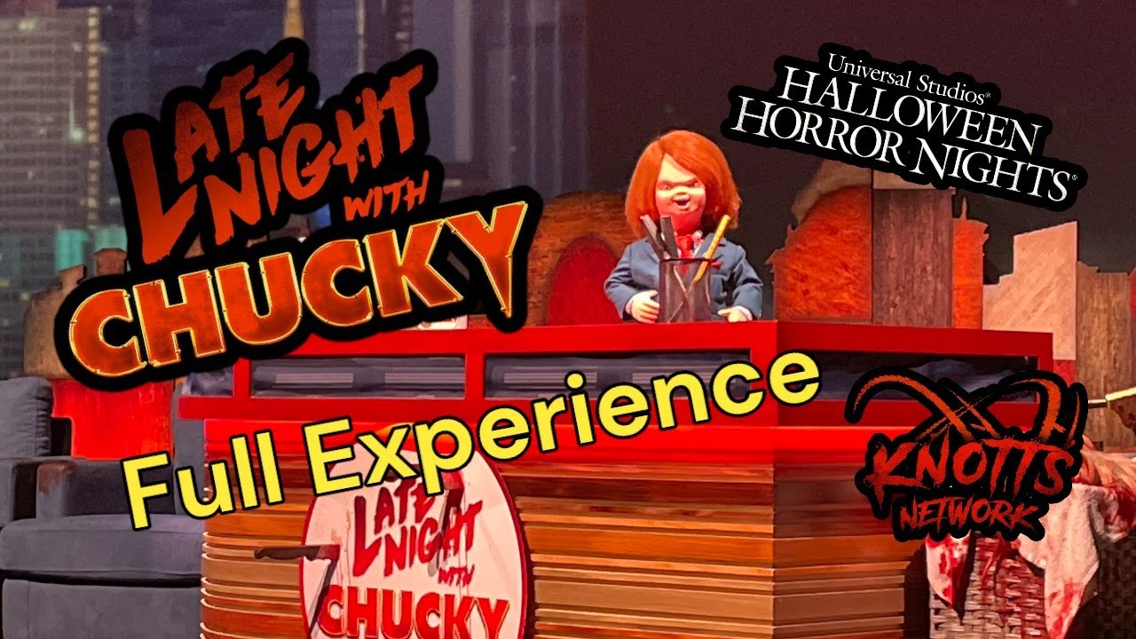 Universal Studios Halloween Horror Nights Late Night With Chucky Show (Full Experience)
