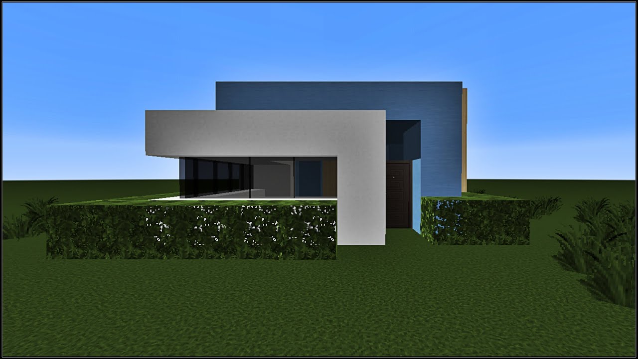 Minecraft tuto construction d'une maison moderne youtube