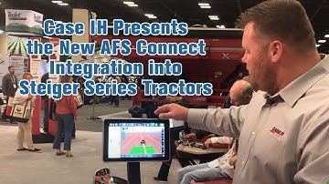 Case IH Presents the New AFS Connect Integration into Steiger Series Tractors