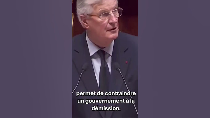 Motion de censure gouvernement Michel Barnier