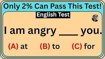 English Grammar Quiz Challenge: Only 2% Can Pass This Test