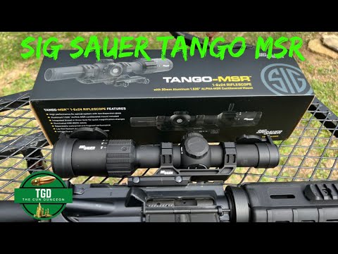 Testing out SIG's new Tango MSR LVPO. *Don't mind the BUIS. Nice scope! :  r/SigSauer