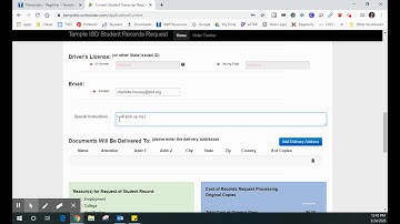 Requesting a Transcript