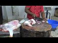 Faster Brilliant Mutton Butcher Amazing Goat Meat Cutting Skills Live Mutton Shop Dhaka
