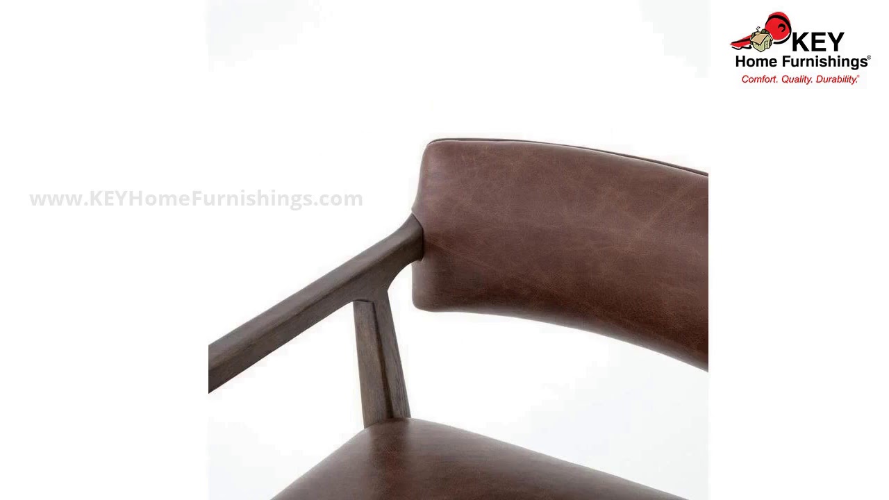 Four Hands Tyler Desk Chair CABT76 KEY Home YouTube