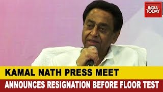 Kamal Nath Press Meet Announcing His Resignation | Watch Full Video