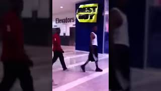 40 Crips CMac Best Friend “Tiny Hard Head” Running The Van Ness Gangstaz Out Of The Fox Hills Mall!