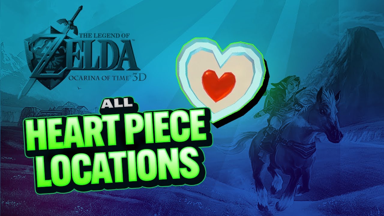 Legend of Zelda: Ocarina of Time 3DS Heart Gameplay 