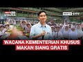  live  wacana kementerian khusus makan siang gratis prabowogibran  beritasatu utama