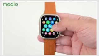 Modio smart watch ST 13 for Mens,ساعة ذكية ST13 بشاشة عرض كاملة 2.2 انش مع شريحة اتصال الجيل الرابع