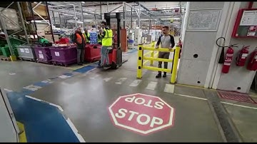 AI Camera Forklift Pedestrian Traffic Safety Intelligent Control System