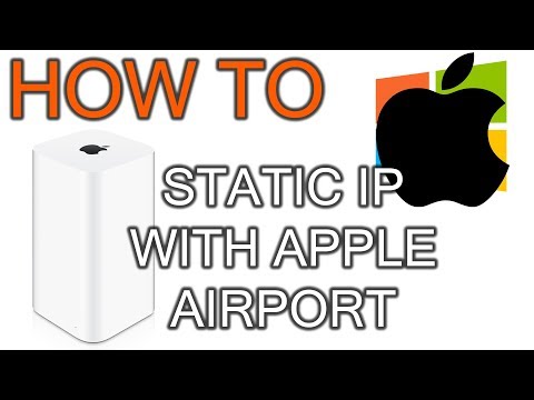 How To Setup Static Ip With Apple Airport