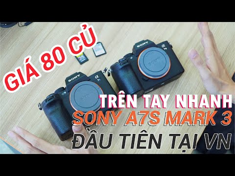 Trên tay Sony A7S mark 3 "80 củ" - So sánh nhanh vs A7 Mark 3! Nên mua chiếc nào?