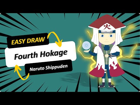Cute Minato Namikaze Drawing using MS powerpoint and Python